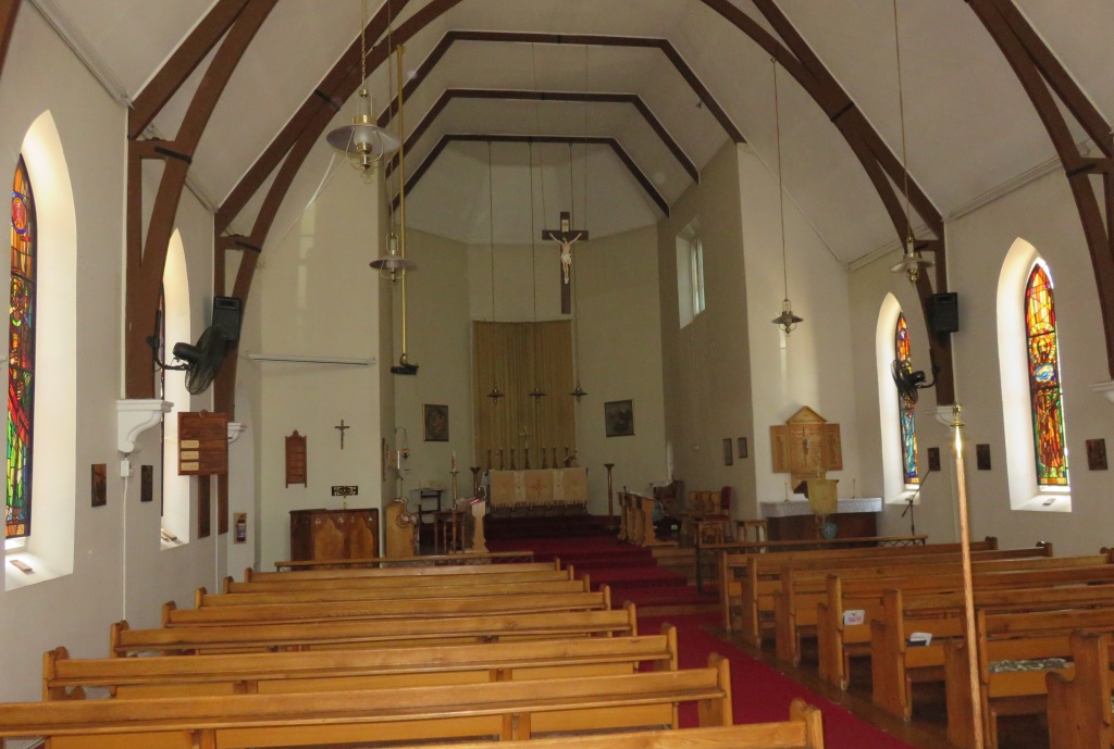 Kroonstad Anglican church inside